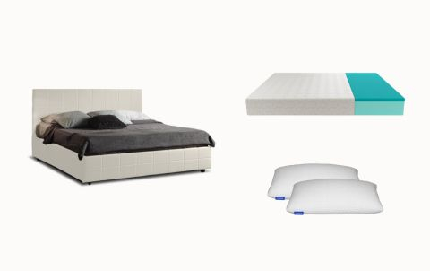 Set Letto Pegaso - Materasso Giusto - Cuscini Nuvola